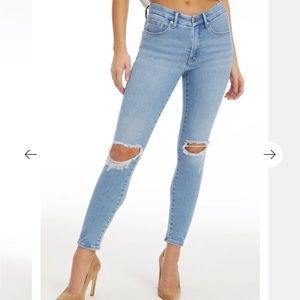 Good American light wash Good Waist Jeans